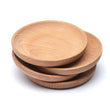 Eco-friendly Snack Plate Round Wooden